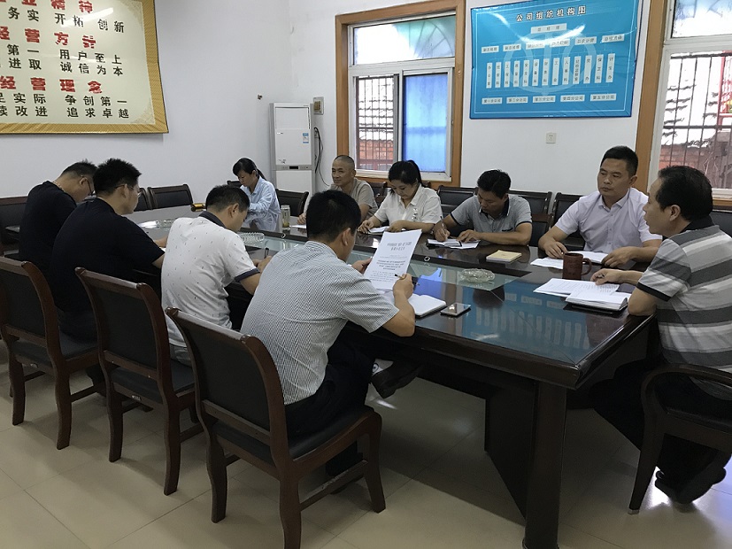 公司黨支部召開 “講政治、重規(guī)矩、作表率” 專題組織生活會